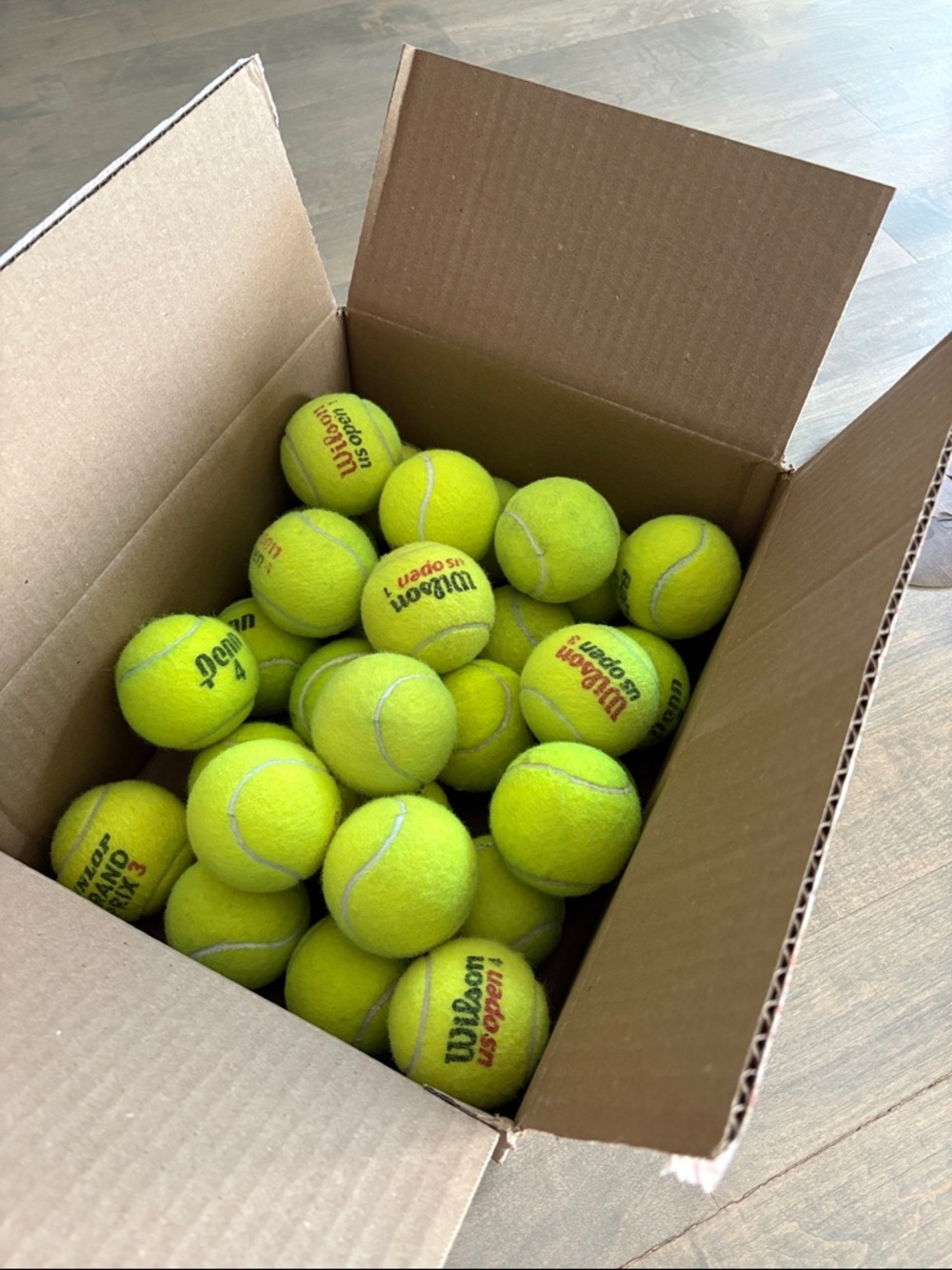 30 Used tennis balls- crafts, kids, dogs